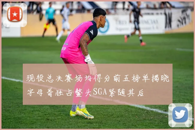 现役总决赛场均得分前五榜单揭晓字母哥独占鳌头SGA紧随其后